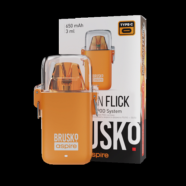 POD-система Brusko Minican Flick Оранжевый в Мурманске
