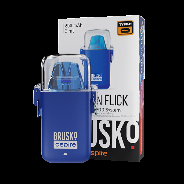 POD-система Brusko Minican Flick Синий в Мурманске