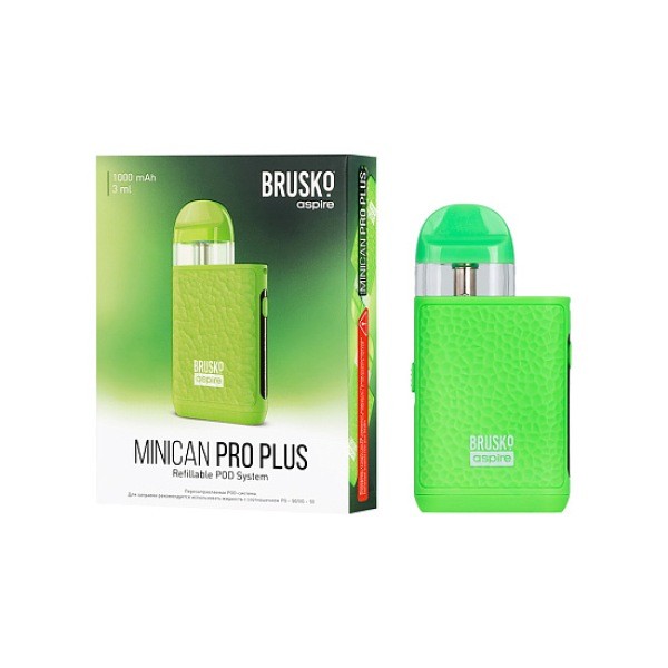 POD-система Brusko Minican Pro Plus Зеленый в Мурманске