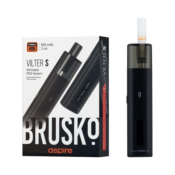 POD-система Brusko Vilter S Черный в Мурманске