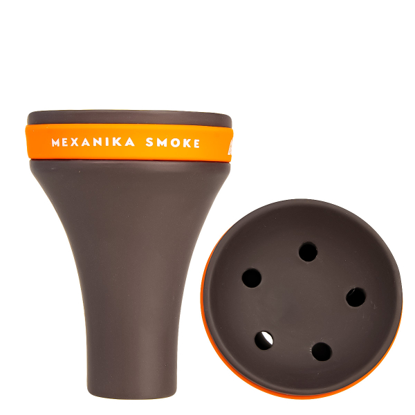 Чаша Mexanika Smoke Fancy Чёрная   С Оранжевым в Мурманске