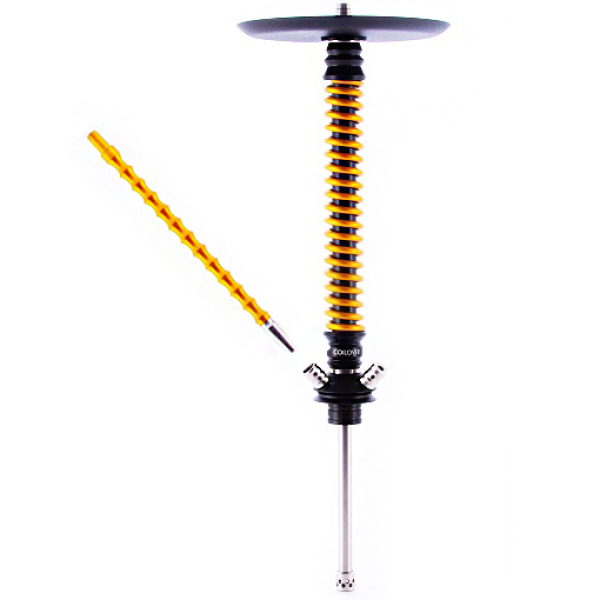 Кальян Mamay Customs V3  Coilovers Черный Gold Anod в Мурманске