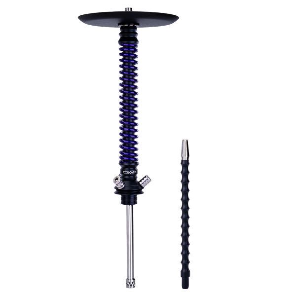 Кальян Mamay Customs Coilovers Чёрно Фиолетовый Лак в Мурманске