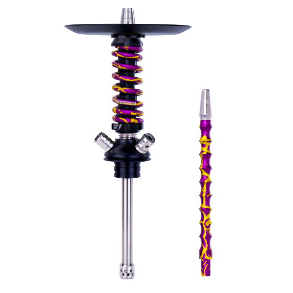 Кальян Mamay Customs Coilover Micro Пурпурно Золотой Сплеш в Мурманске