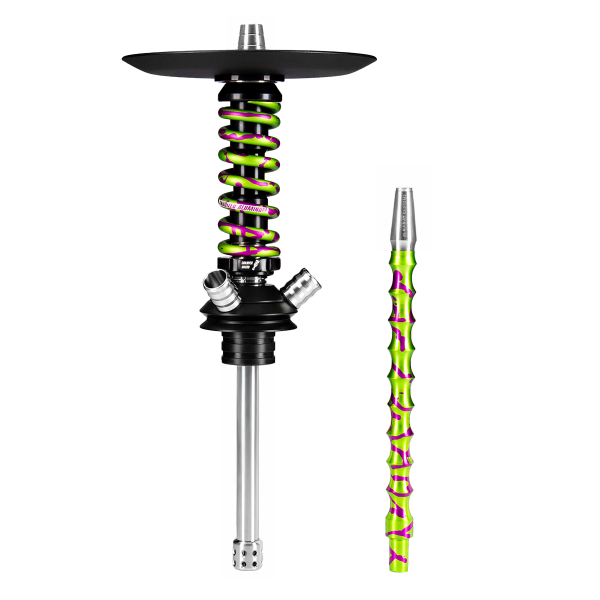 Кальян Mamay Customs Coilover Micro Салатово Пурпурный Сплеш в Мурманске