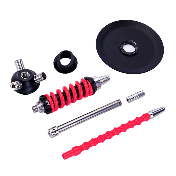 Кальян Mamay Customs Coilover Micro Чёрно Розовый в Мурманске