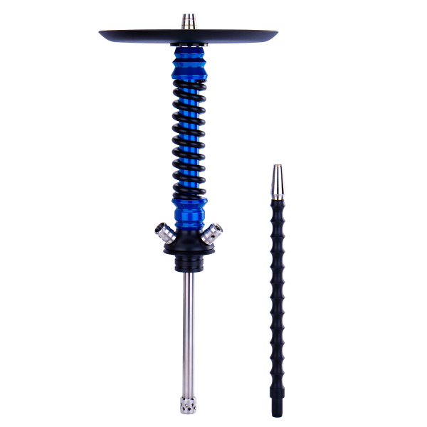 Кальян Mamay Customs Coilovers Mini Голубой Лак Черный в Мурманске