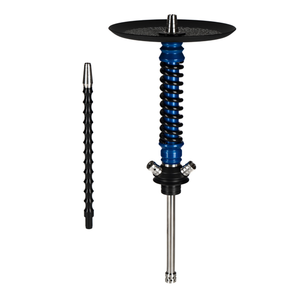Кальян Mamay Customs Coilovers Mini Голубой Лак Черный Грав. Калиграфия в Мурманске