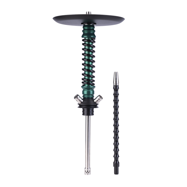 Кальян Mamay Customs Coilovers Mini Зелёный Лак Чёрный   Гр. Кубы в Мурманске