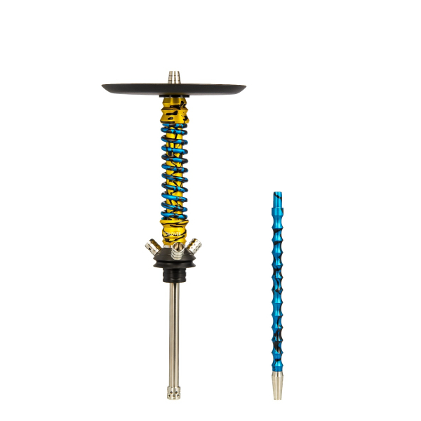 Кальян Mamay Customs Coilovers Mini Золотой Сплеш Голубой Сплеш в Мурманске