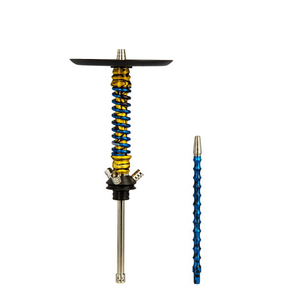 Кальян Mamay Customs Coilovers Mini Синий Сплеш Золотой Сплеш в Мурманске