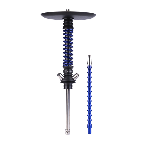 Кальян Mamay Customs Coilovers Mini Чёрно Синий Лак в Мурманске