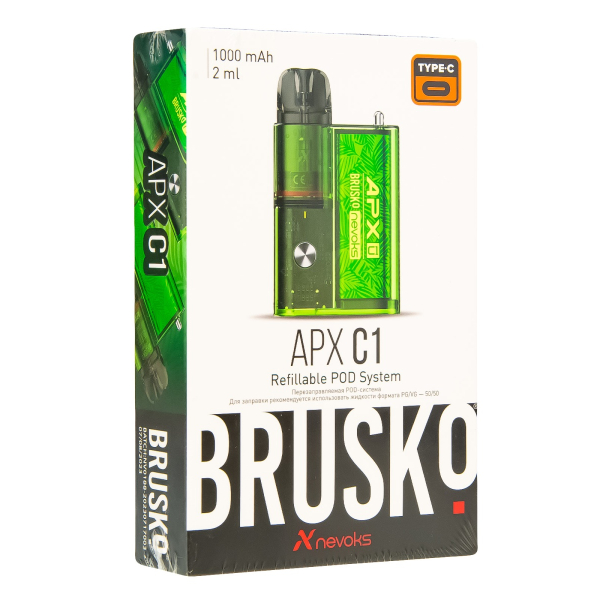 POD-система Brusko Apx C1 Зелёный Папоротник в Мурманске