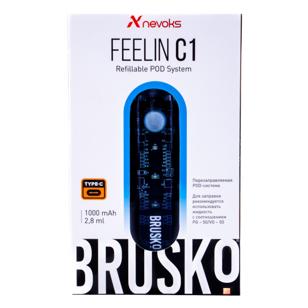 POD-система Brusko Feelin C1 Голубой в Мурманске