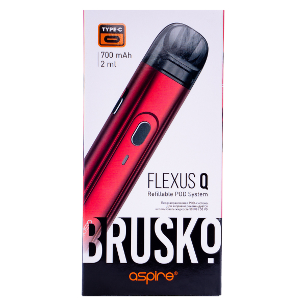 POD-система Brusko Flexus Q Красный в Мурманске