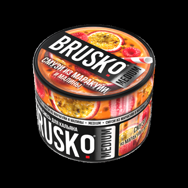 Бестабачная смесь Brusko Смузи Из Маракуйи И Малины Medium 50 грамм в Мурманске