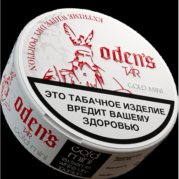 Жевательный табак Odens Tar  Cold  Mini 10 грамм в Мурманске