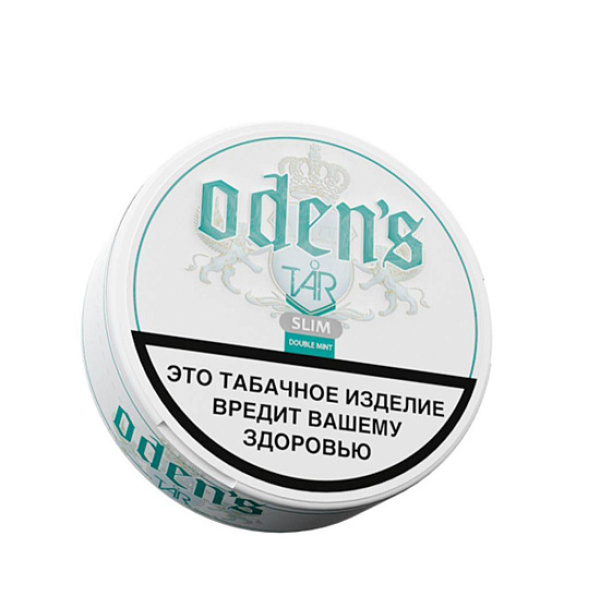 Жевательный табак Odens Tar  Double Mint Slim 10 грамм в Мурманске