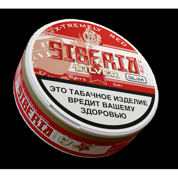 Жевательный табак Siberia Silver  Slim White Dry 13 грамм в Мурманске