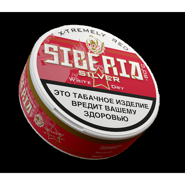 Жевательный табак Siberia Silver  White Dry 16 грамм в Мурманске