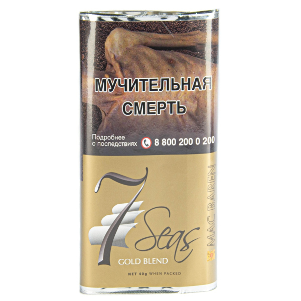 Трубочный табак Mac Baren 7 Seas Gold Blend 40 грамм в Мурманске