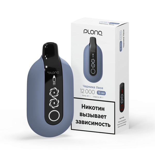 Электронка Plonq Ultra Черника Хвоя 12000 затяжек в Мурманске