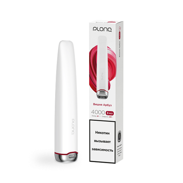 Электронка Plonq Plus Pro Вишня Арбуз 4000 затяжек в Мурманске