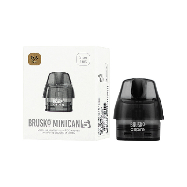 Сменный картридж Brusko Minican 5 0.6 Ом (3 мл, 1 шт.) в Мурманске