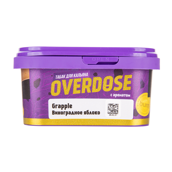Табак Overdose Grapple 200 грамм в Мурманске