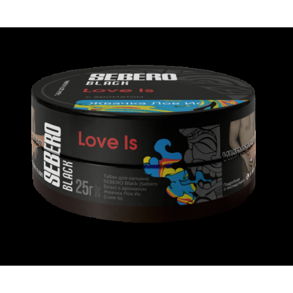 Табак Sebero Black Black Love Is 25 грамм в Мурманске