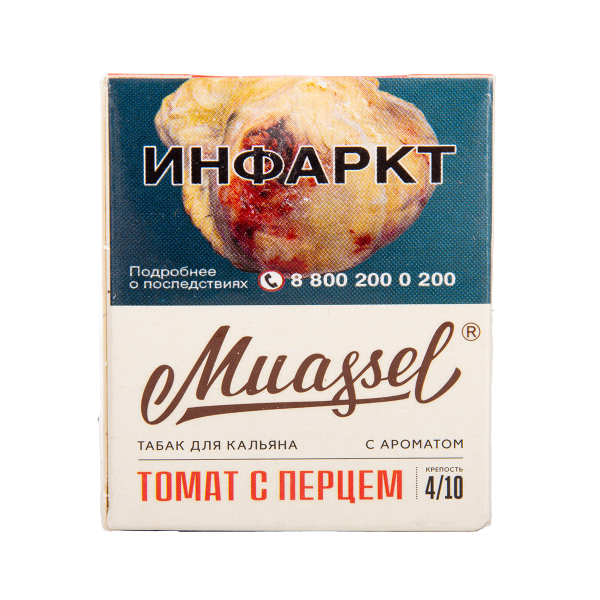 Табак Muassel Medium Томат С перцем 40 грамм в Мурманске