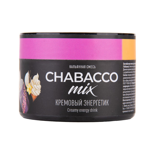 Бестабачная смесь Chabacco Mix Medium Creamy Energy Drink 40 грамм в Мурманске