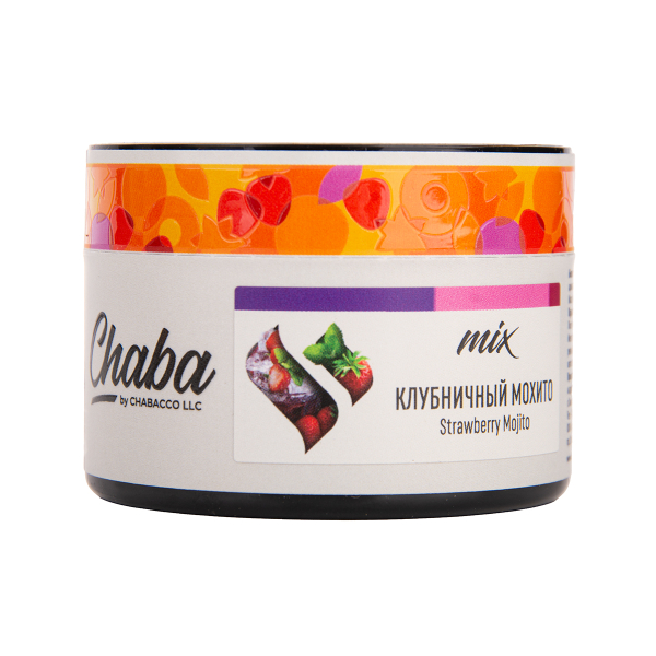 Бестабачная смесь Chaba Mix Strawberry Mojito Nicotine Free 50 грамм в Мурманске