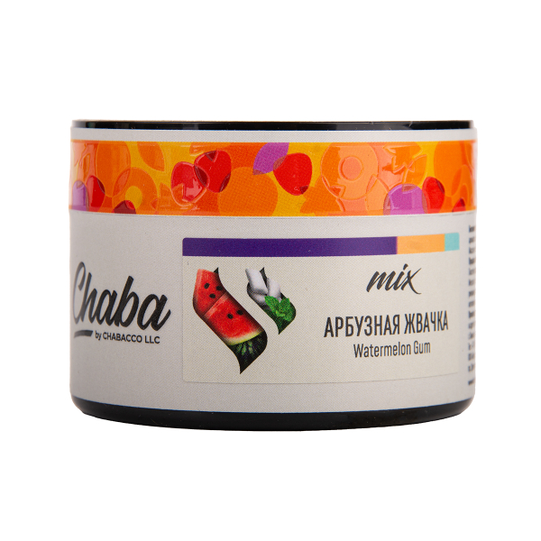Бестабачная смесь Chaba Mix Watermelon Gum Nicotine Free 50 грамм в Мурманске