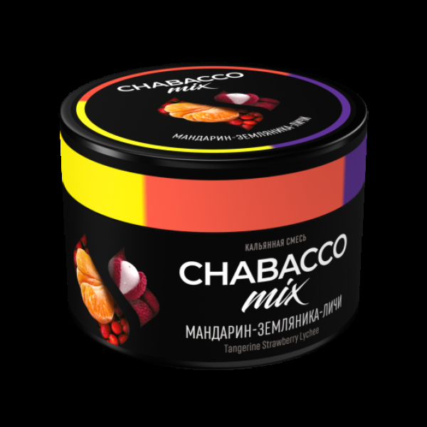 Бестабачная смесь Chabacco Mix Medium Tangerine Strawberry Lychee 40 грамм в Мурманске