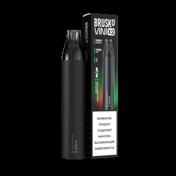 Электронка Brusko Vini X2 Арбуз 2800 затяжек в Мурманске