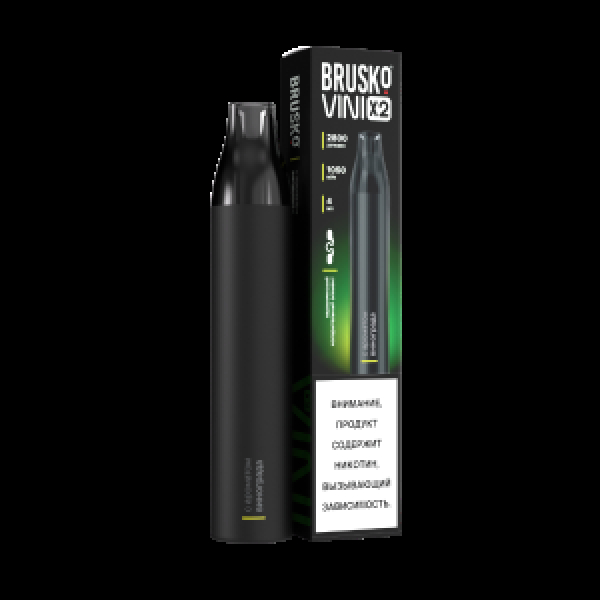 Электронка Brusko Vini X2 Грейпфрут 2800 затяжек в Мурманске