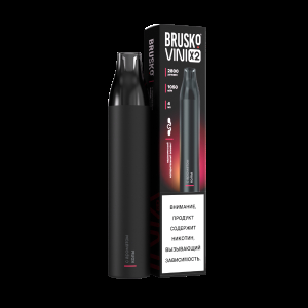 Электронка Brusko Vini X2 Кола 2800 затяжек в Мурманске