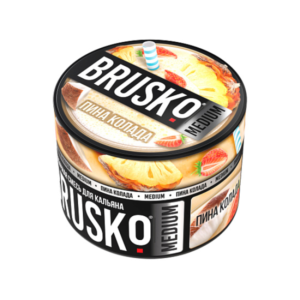 Бестабачная смесь Brusko Zero Пина Колада 50 грамм в Мурманске