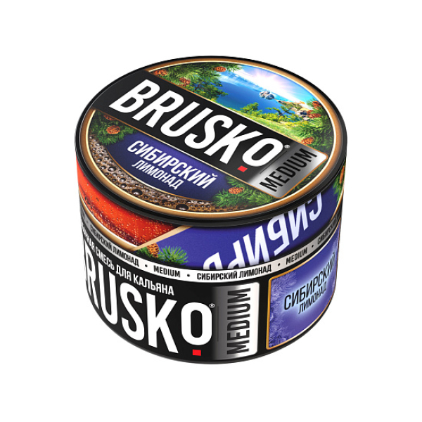 Бестабачная смесь Brusko Zero Сибирский Лимонад 50 грамм в Мурманске