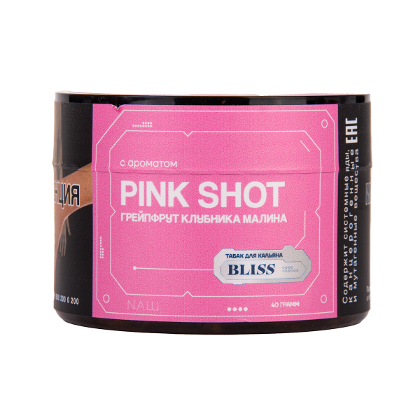 Табак BLISS Pink Shot 40 грамм в Мурманске