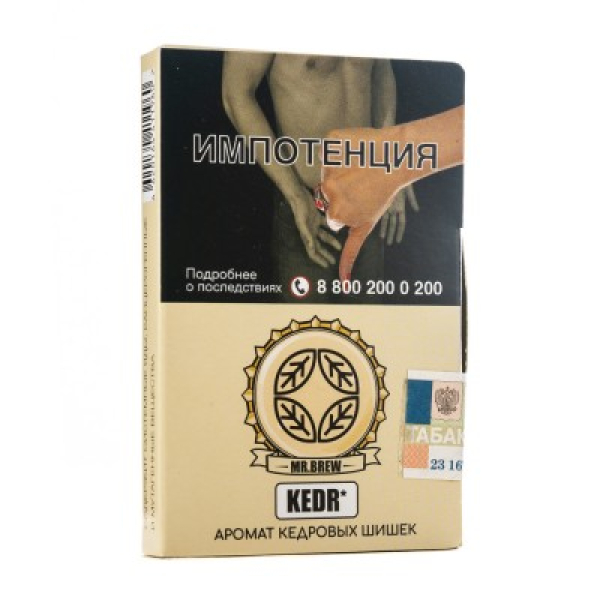 Табак Mr Brew Kedr Аромат Кедровых Шишек 25 грамм в Мурманске