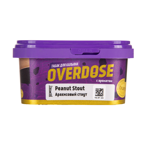 Табак Overdose Peanut Stout 200 грамм в Мурманске