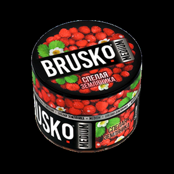 Бестабачная смесь Brusko Спелая Земляника 50 грамм в Мурманске