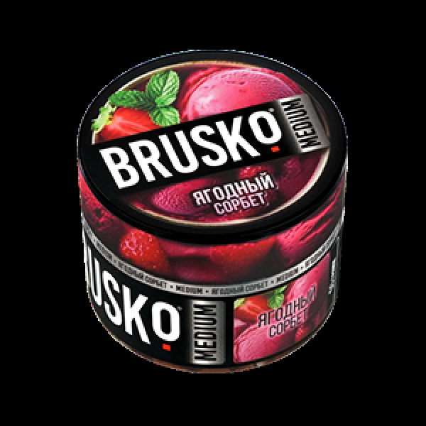 Бестабачная смесь Brusko Ягодный Сорбет 50 грамм в Мурманске