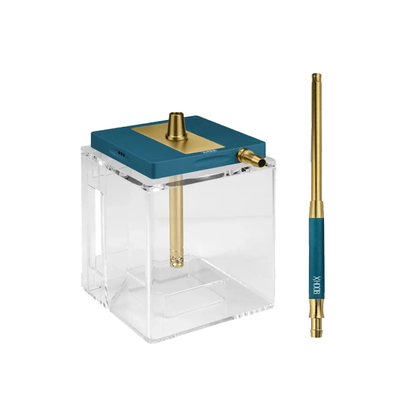 Кальян Hoob Atom Marine Blue X Gold | Hoob Cube в Мурманске
