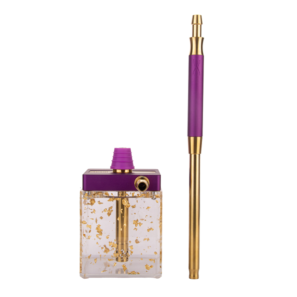 Кальян Hoob Subatom Royal Purple X Gold | Cube Mini Gold в Мурманске