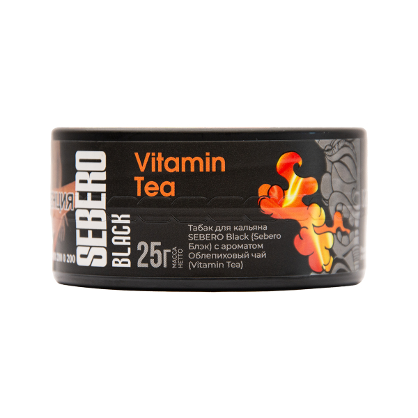 Табак Sebero Black Black Vitamin Tea 25 грамм в Мурманске