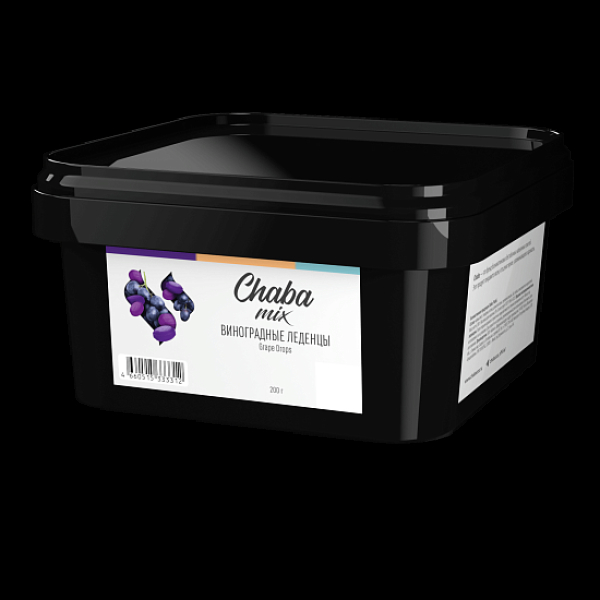 Безникотиновая смесь Chaba Mix Grape Drops Виноградные Леденцы 200 грамм в Мурманске