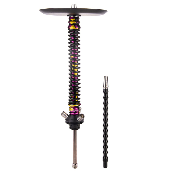 Кальян Mamay Customs Coilover Большой   Пурпурный/золотой Камуфляж Чёрный в Мурманске